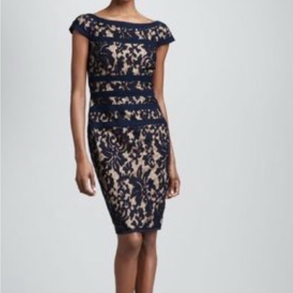 Tadashi Shoji lace banded  dress